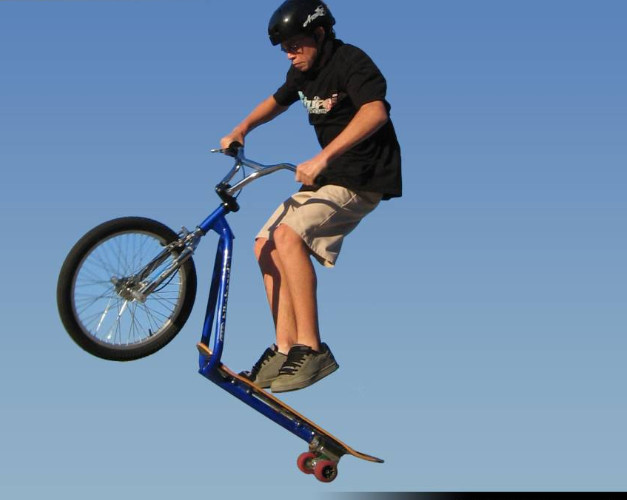 Bike board jump