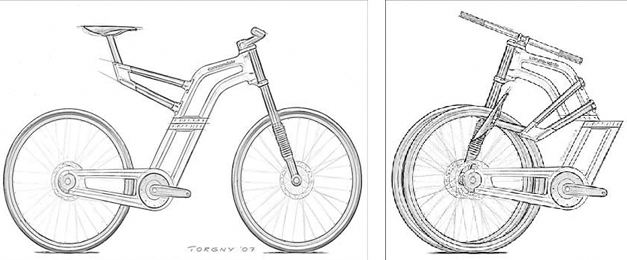 Prototype de velo pliant Cannondale On