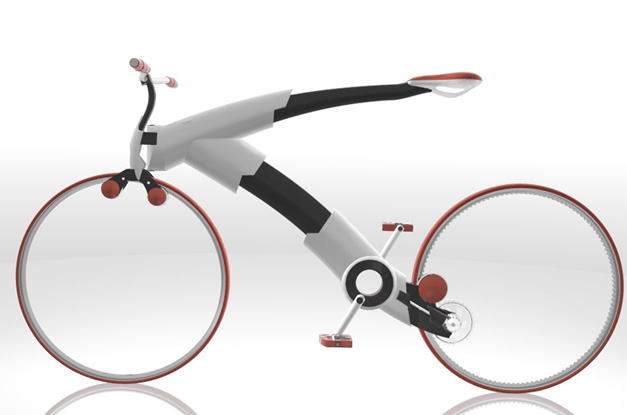 Velo sans moyeux concept Nulla bike