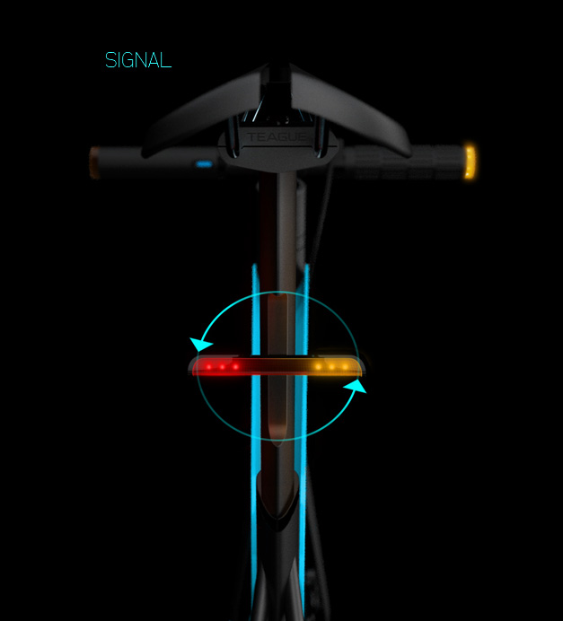 Concept bicycle lumineux