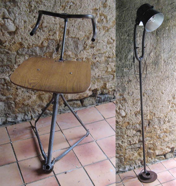 Mobilier velo upcycling Domos
