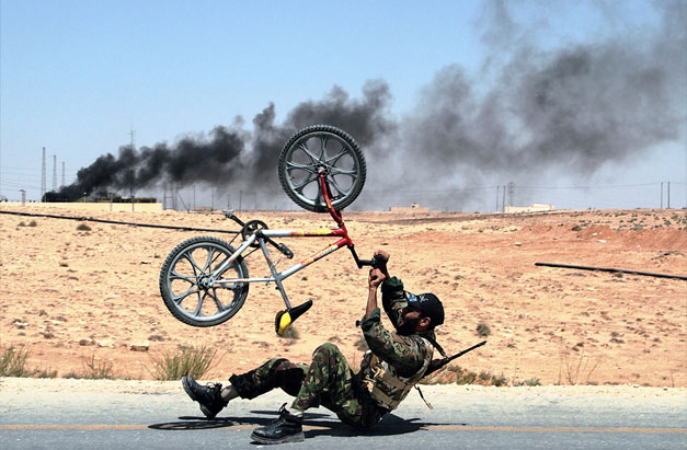 Velo pour le transport de l'armee