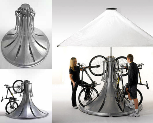 Station de velos verticale Cyclepods