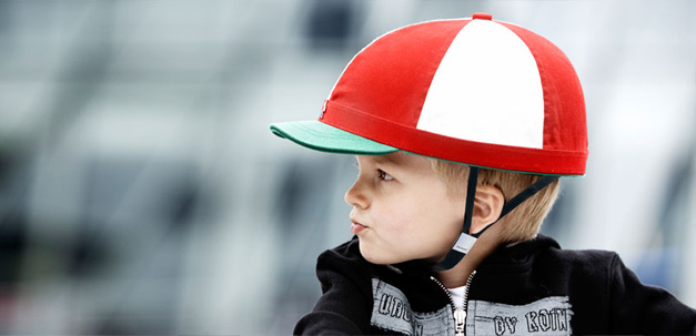 Casque de velo enfant original rouge