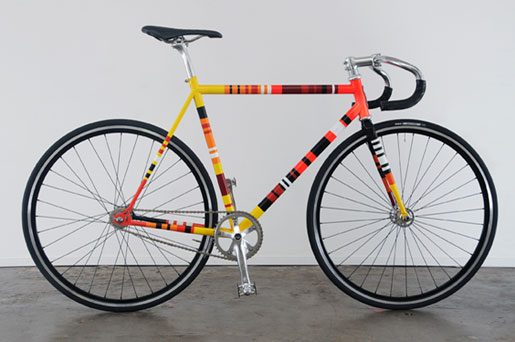 Fixie avec peinture design 