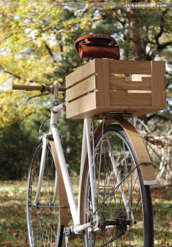 Accessoires en bois pour velo