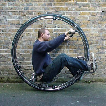 Monowheel bike from Ben Wilson