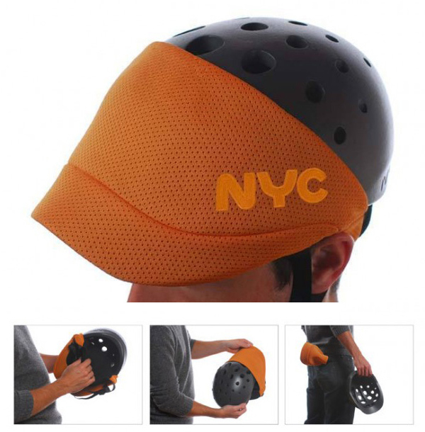 NYC bike helmet design by Fuseproject