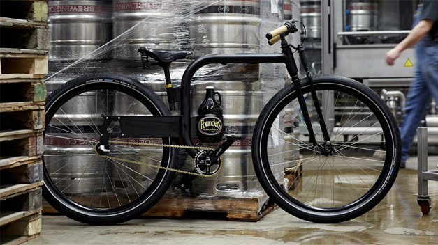 Velo et biere, le prototype