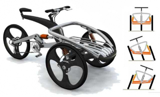 Trix, le trike bike du designer Yves Plattard
