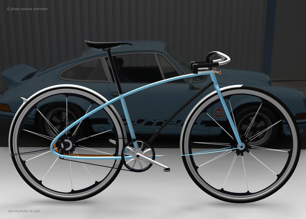 Porsche bike concept par David Schultz