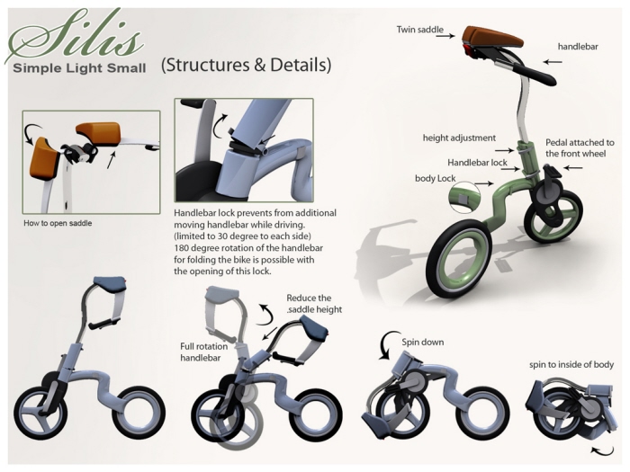 Velo gain de place design