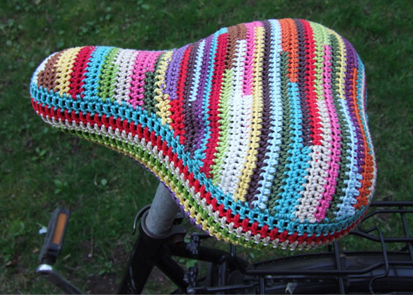 Couvre-selle en tricot DIY