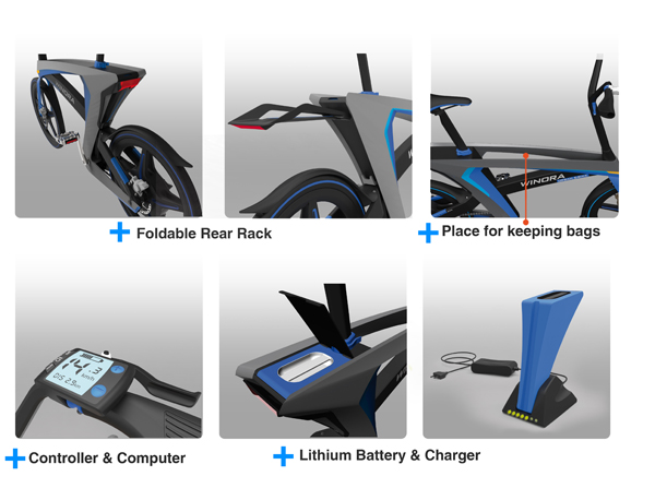 Velo equipement electrique