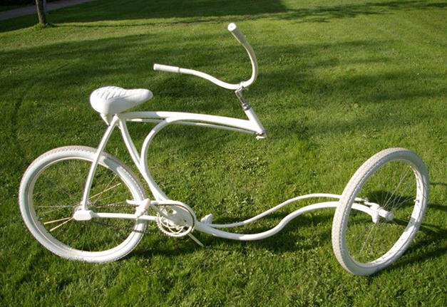 Velo sans fourche avant