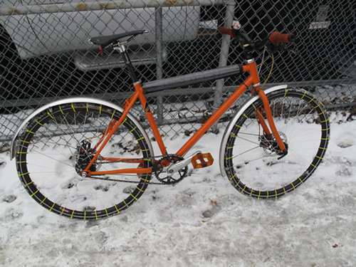 Pneu velo hiver