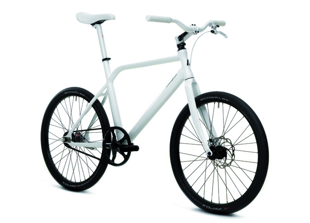 Velo urbain blanc