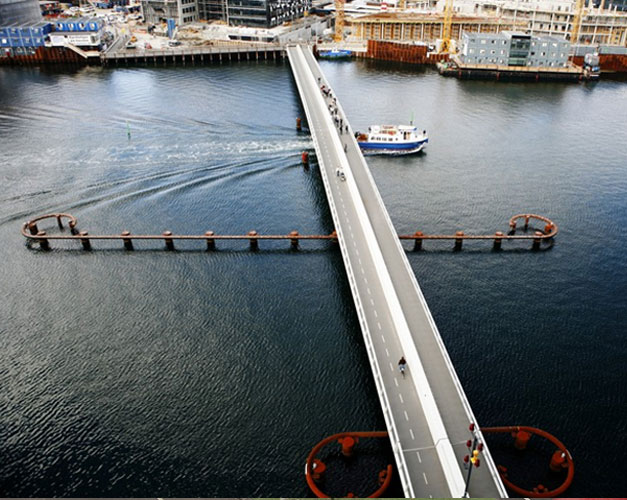 Passerelle velo pieton