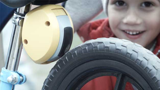 Frein innovant pour velo enfant