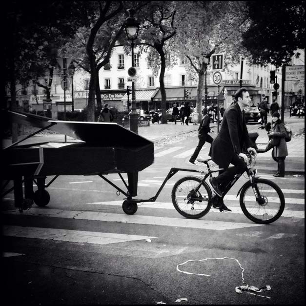 Velo et piano au Bataclan : liberte