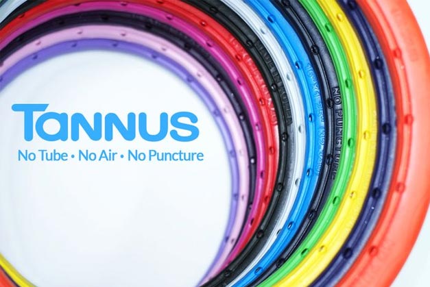 Pneu couleur pour velo Tannus