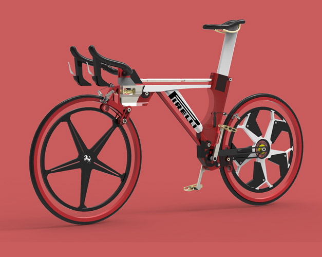 Velo de course electrique concept