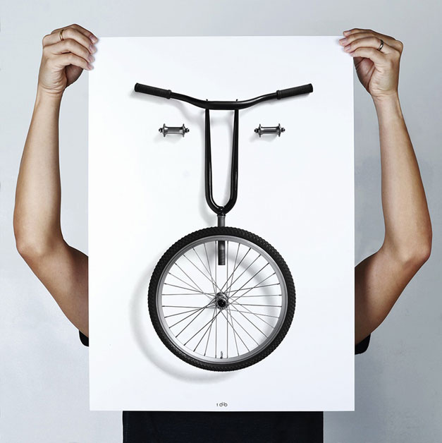 Bikemoji posters by Thomas Yang