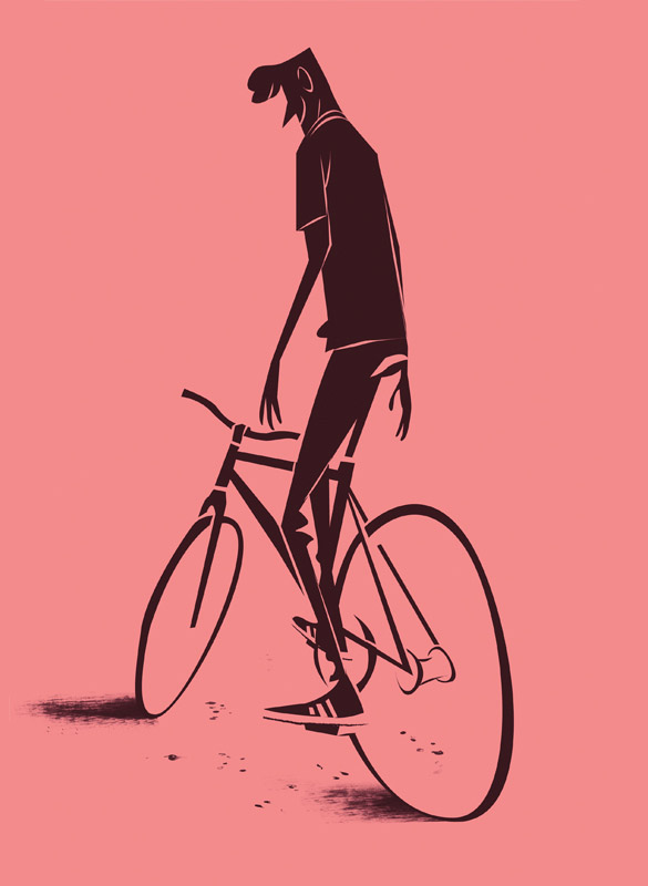 Thorsten Hasenkamm bicycle illustrations