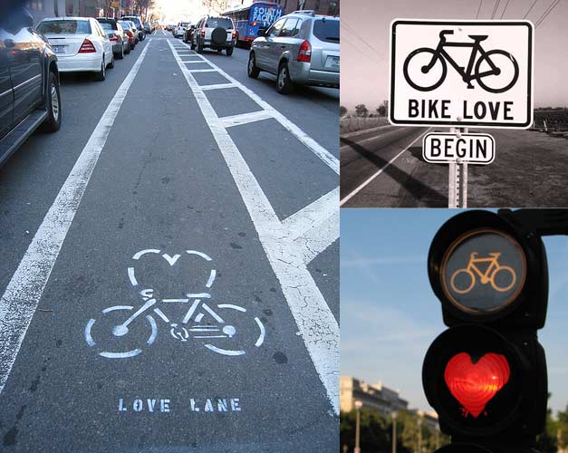 Signalisation amour a velo