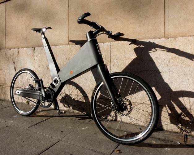 Velo urbain demontable en carbone