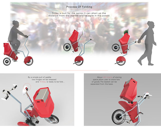 Tricycle caddie pour seniors Trilley