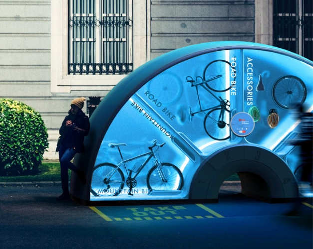 Bicycle vending machine