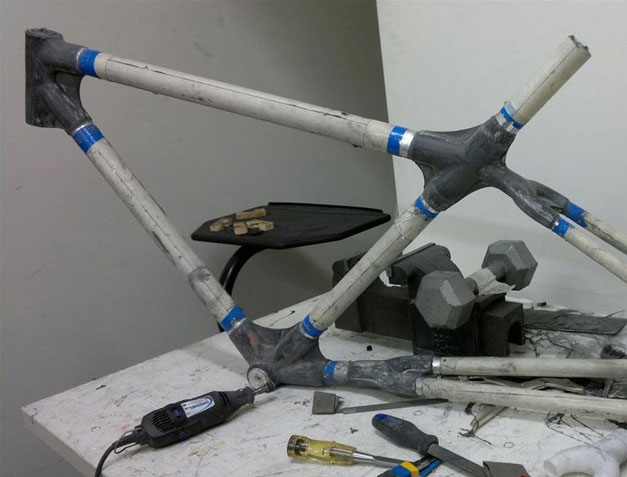 Andrew Leinonen bicycle frame DIY